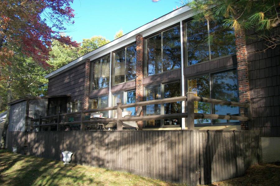 Expansive Deck with screened porch -- serene comfort at the edge of Ossipee Lake